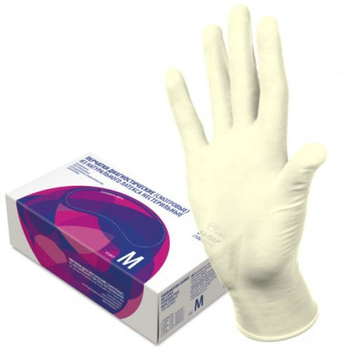 Перчатки TOP GLOVE латексные текстурированные, S/ 50пар